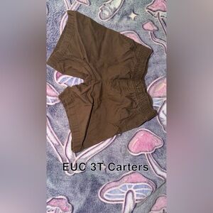 Carter's Dark Brown Toddler Shorts